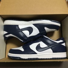 dunk white navy