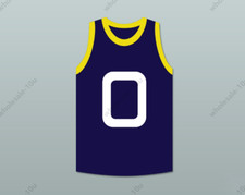 CUSTOM Bupkus 0 Monstars Dark Blue Basketball Jersey Space Jam 3Stitched S-6XL
