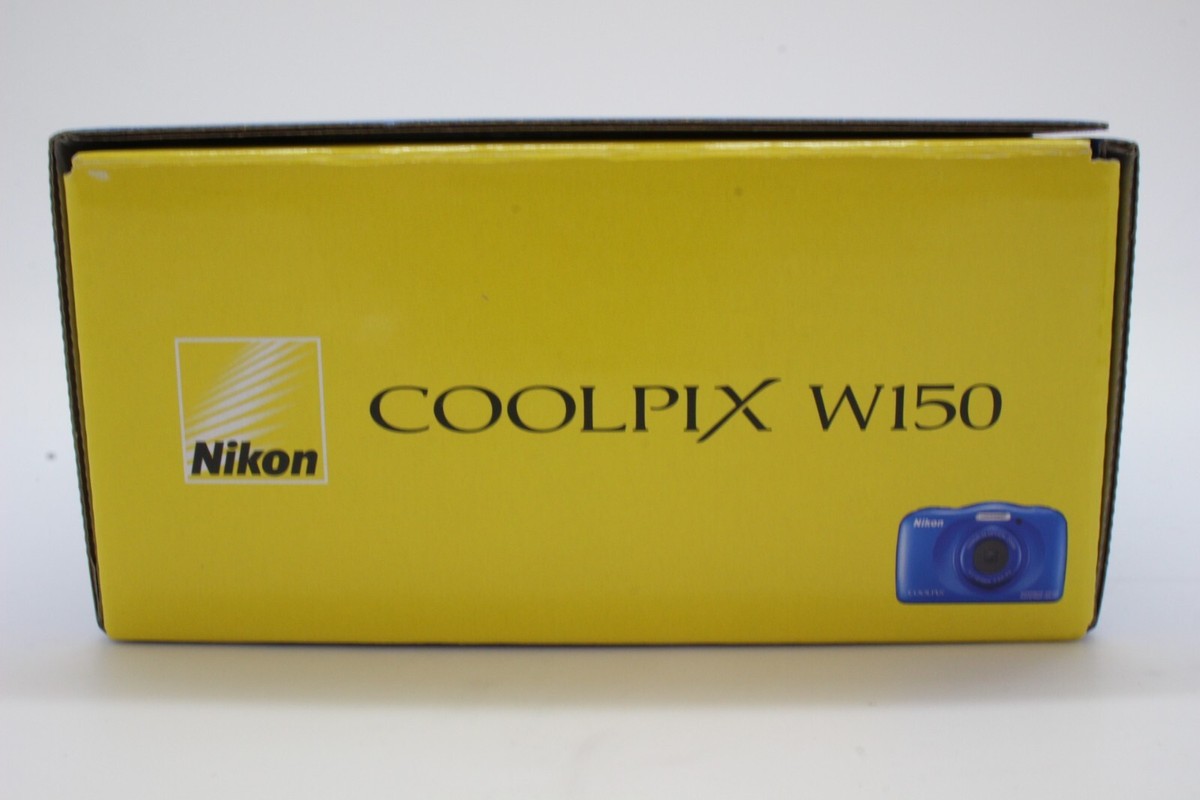 OPEN BOX 】 NIKON COOLPIX W150 CPX W150 BL JP 10M Digital OPEN BOX 】 NIKON COOLPIX W150 CPX W150 BL JP 10M Digital