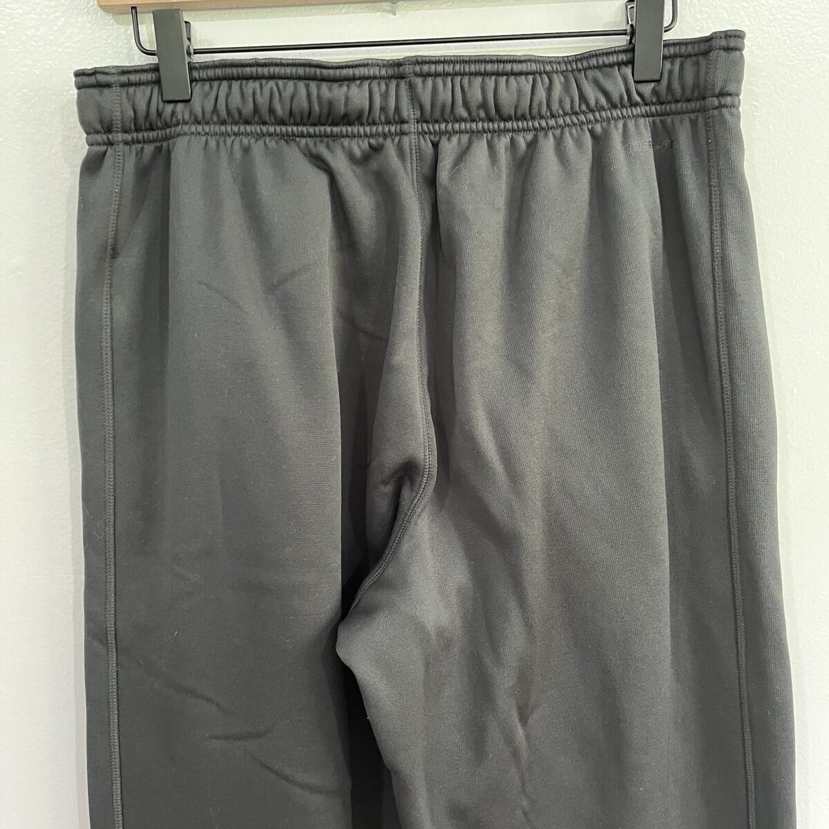 Nike Therma-Fit Pants Mens M Black Swoosh Drawstring Fleece Nike Therma-Fit Pants Mens M Black Swoosh Drawstring Fleece