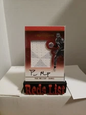 2016-17 Panini Preferred Silhouettes /75 Paul Millsap #45 Auto Atlanta Hawks