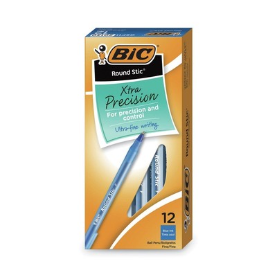 BIC GSF11BE Fine 0.8 mm Stick Ballpoint Pen - Blue (1-DZ) New