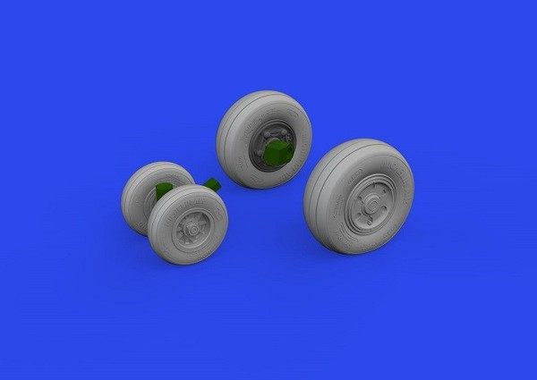 Eduard Accessories 648932 - 1:48 F/A-18E/F Wheels 1/48 Hasegawa - Neu-image