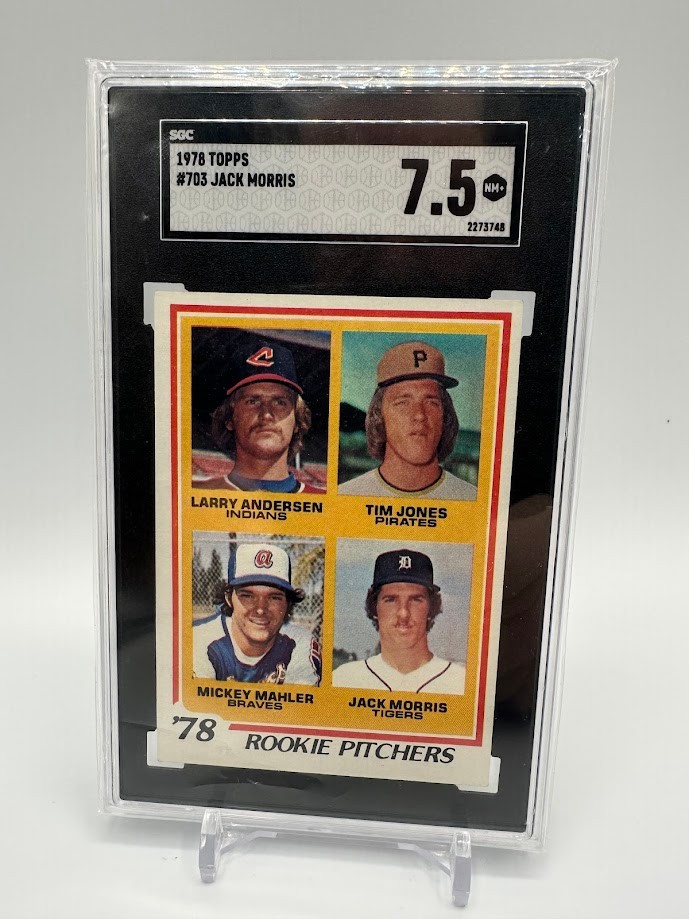 1978 Topps Jack Morris '78 Rookie Pitchers #703 SGC 7.5
