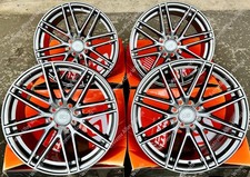 17" Grey MR157 Alloy Wheels Fits Volkswagen Jetta Lupo Polo Up Vento 4x100