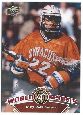 2010 Upper Deck World of Sports #294 Casey Powell Baseball Card - Lacrosse - HOF
