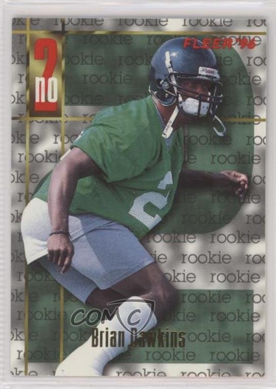 1996 Fleer Brian Dawkins #150 Rookie RC HOF
