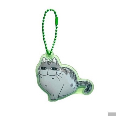 Kyuruga Night with Cats Charm 3D Green  Unopened, Shimamura