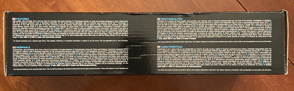 Reloop MIXTOUR PRO Portable 4-Deck DJ Controller W/Audio Interface NEW In Box - Image 2 of 4