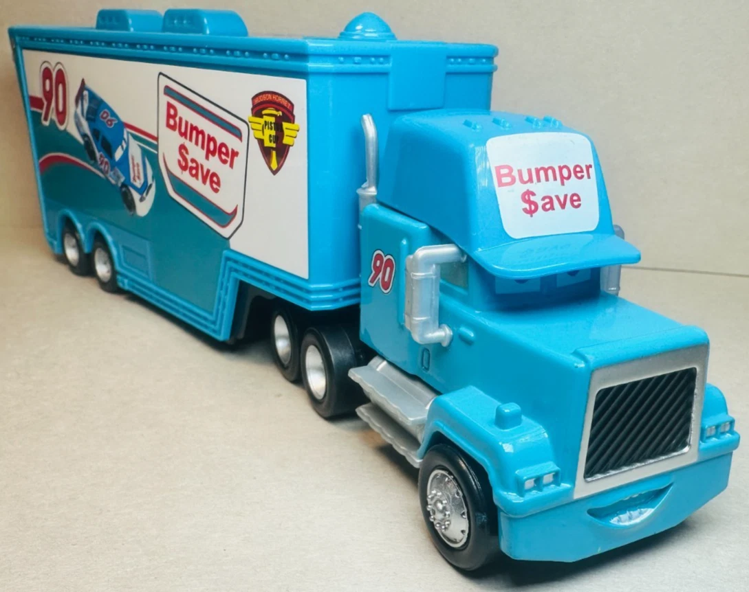 Disney Pixar Cars Bumper Save Hauler Semi #90 Piston Cup Diecast
