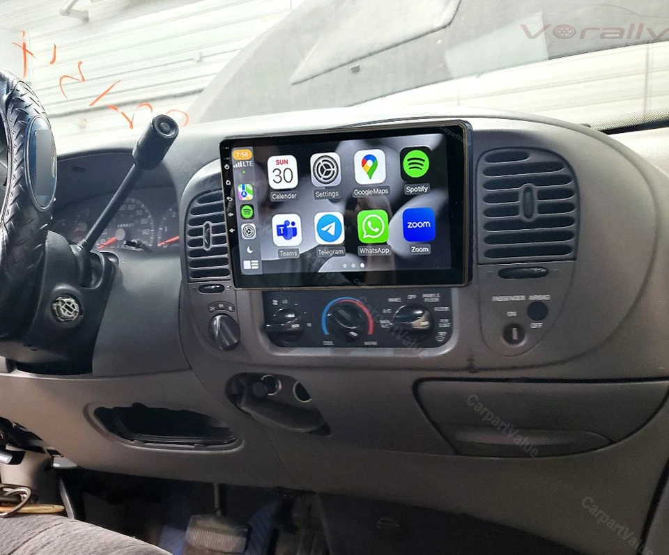 Para Ford F-150 1997-2004 Apple CarPlay Android Auto Tablero Radio Estéreo GPS 10.1" Foto 3 de 4