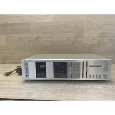 Vintage Nakamichi BX-2 Two Head Stereo Cassette Deck Silver Face