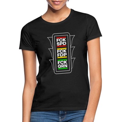 FCK Ampel FCK SPD FDP GRN Frauen T-Shirt