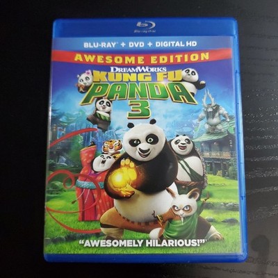 Kung Fu Panda 3 (Blu-ray/DVD, 2016, 2-Disc Set) 