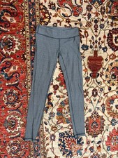 ivivva by Lululemon Girls Leggings Size 12 Gray Textured Pattern Athletic Dance