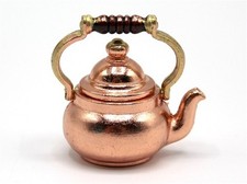 Copper Kettle, Dolls House Miniatures, Kitchen cooking accessory