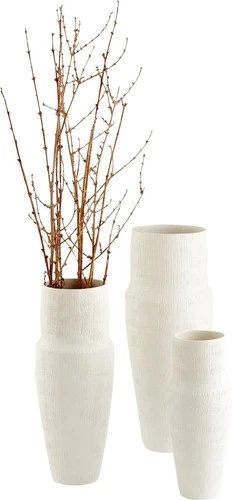 Shop Leela Tall Textured Ceramic Vase-Contemporary Style - Picture 1 of 5