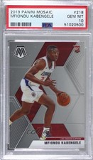 2019-20 Panini Mosaic Rookies Mfiondu Kabengele #218 PSA 10 GEM MT 8d2