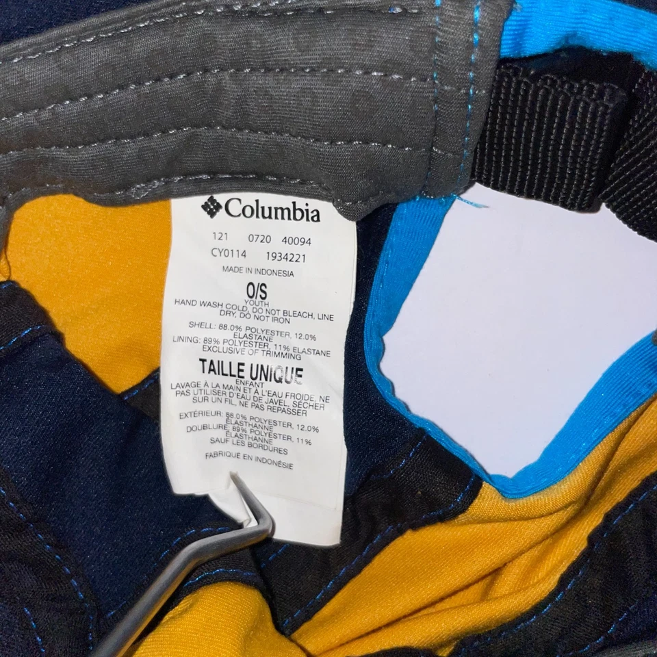 Gorra de correr de verano azul con cubierta para cuello Columbia juvenil Foto 4 de 4