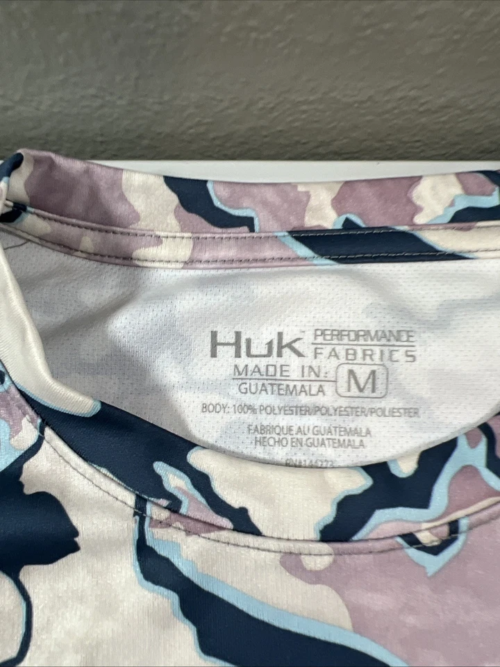 Camisa de pesca de manga larga Huk Performance para hombre talla M Foto 4 de 4