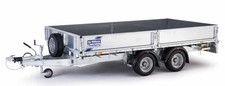 New 2025 Ifor Williams LM146G Twin Axle Flatbed Trailer 14x6.6ft, 3500kg