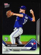 Trey Yesavage Blue Jays Call Up 9 Ks in Debut 2025 MLB Topps NOW #716 Base RC