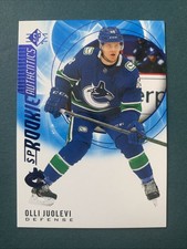 2020-21 Upper Deck SP Authentic Olli Juolevi Rookie Authentics Blue #132