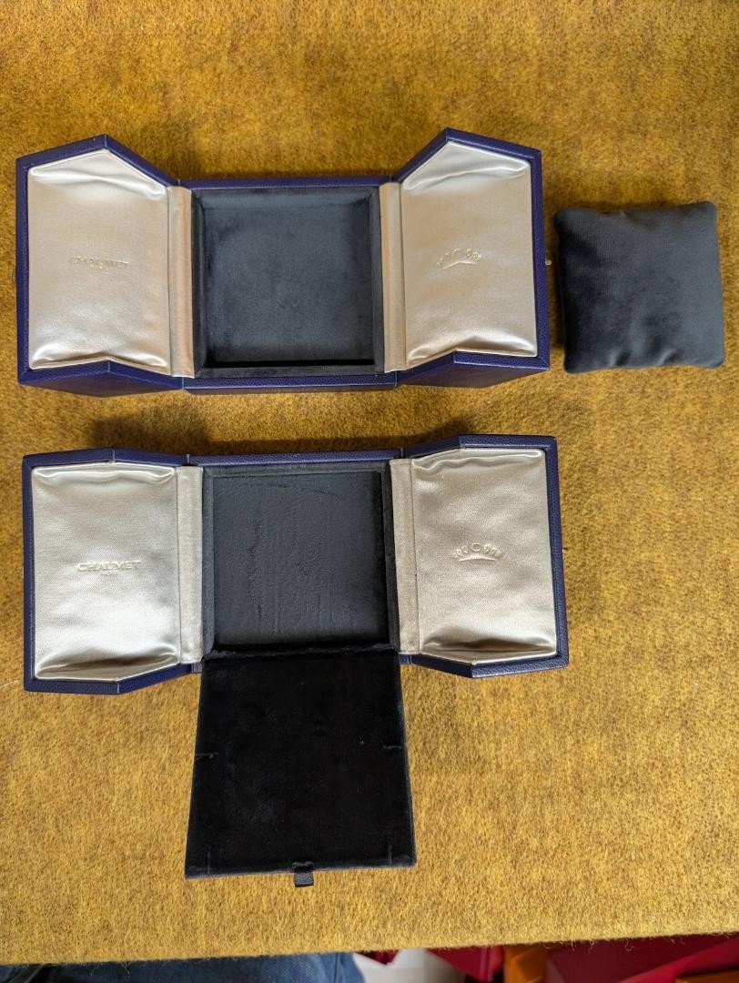 CHAUMET Empty Box Case Ring Necklace Jewelry Stor… - image 3