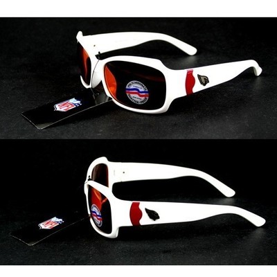 Arizona Cardinals Sunglasses White Bombshell Style Polarized NFL Official Merch