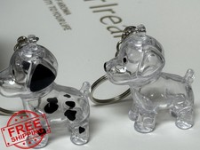 4Pcs Dog Hair Collector Keychain Memorial Storage Transparent Bottle