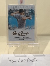 2021 Panini Chronicles Origins Gold Signature Garrett Crochet Rookie Auto /25