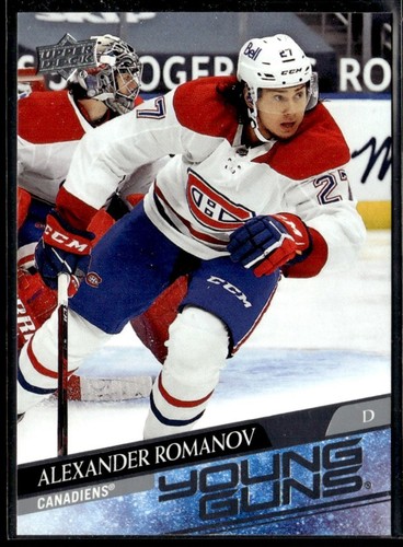 2020-21 Upper Deck Young Guns Alexander Romanov Rookie #348