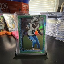 Topps Chrome Jaycee Horn Green Refractor Serial Numbered 94/99 Panthers 2024