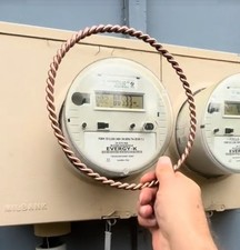 Smart Meter Copper Tensor Ring Sacred Cubit 6 Gauge