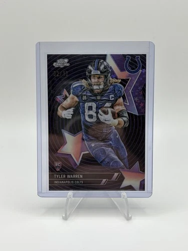 2025 Topps Cosmic Chrome Tyler Warren Black Refractor (RAW)