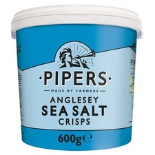 Pipers Anglesey Sea Salt Hand Cooked Crisps 600g
