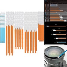 100 Pack Microfiber Cleaning Swabs Lint Free ...