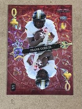 2023 WILD CARD 5 CARD-STACKED DECK QUEEN OF CLUBS RED #DK-FG FRANK GORE JR  1/1