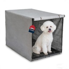 Heavy Duty Calming Dog Crate Cover for Anxious Pets-Waterproof Windproof 24...
