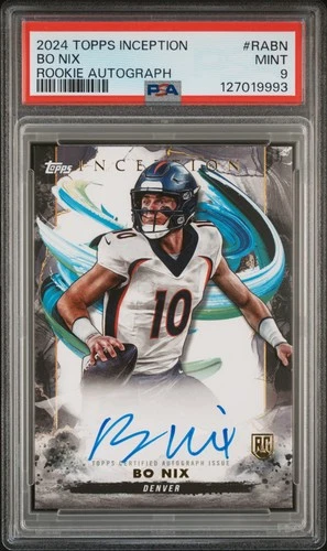 2024 TOPPS INCEPTION RC AUTOS #RABN BO NIX PSA 9