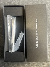 BNIB Genuine Porsche Design White Resin Shake Pen Ballpoint Pen RRP£95