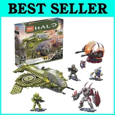 406-Piece Halo Infinite Toy Set with 4 Action Figures