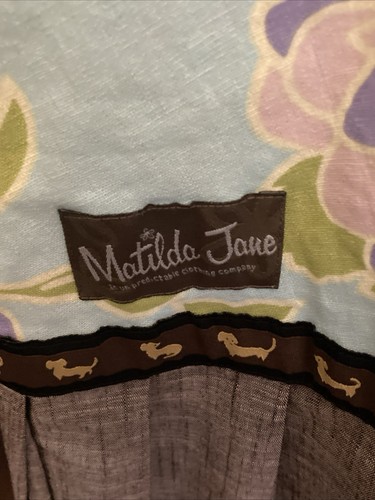 MATILDA JANE Midi Skirt Hammond Bay at Fair Floral Pocket Dachshund Sz Small NEW - Picture 6 of 8