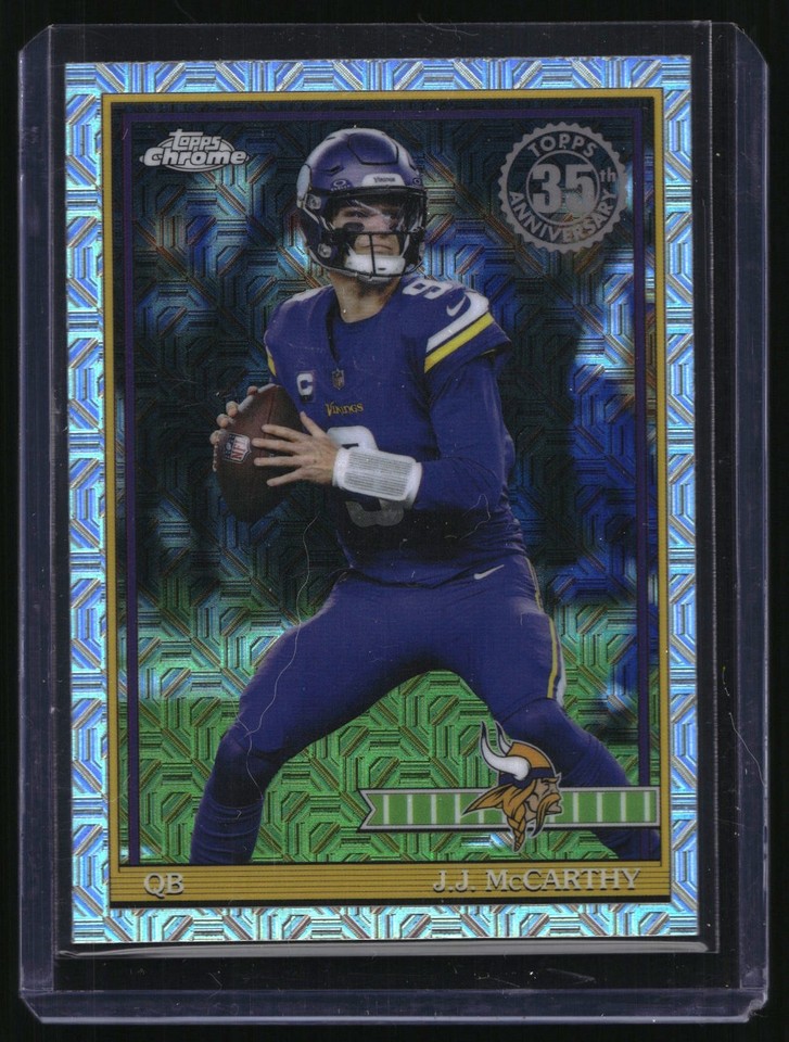2026 Topps 1991 Topps Chrome #91TC-41 J.J. McCarthy Vikings
