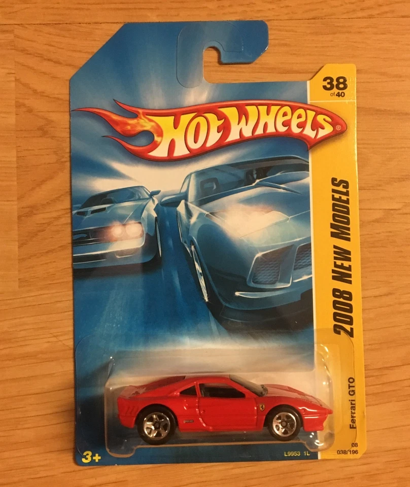 Hot Wheels 38/40 New Models Ferrari GTO Red MONMC In Protect Pack - Image 3 of 4