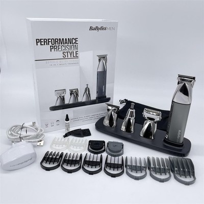 BaByliss Super-X Metal 15-in-1 Multi Trimmer mit magnetischen Aufsätzen und Lade
