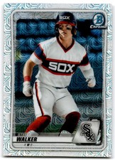 2020 Mojo Refractor Steele Walker Texas Rangers #BCP-176