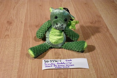 Scentsy Buddy Scout the Green Dragon Melon Scent 2015 Clip Plush(310-3330-01)