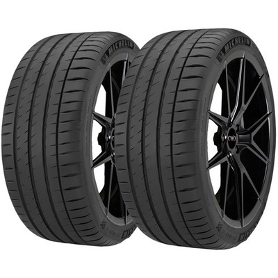 (QTY 2) 255/40ZR19 Michelin Pilot Sport 4S 100Y XL Black Wall Tires