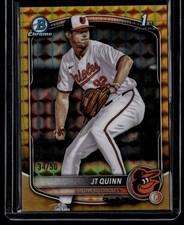 2025 Bowman Draft #BDC-85 JT Quinn Chrome Gold Geometric /50